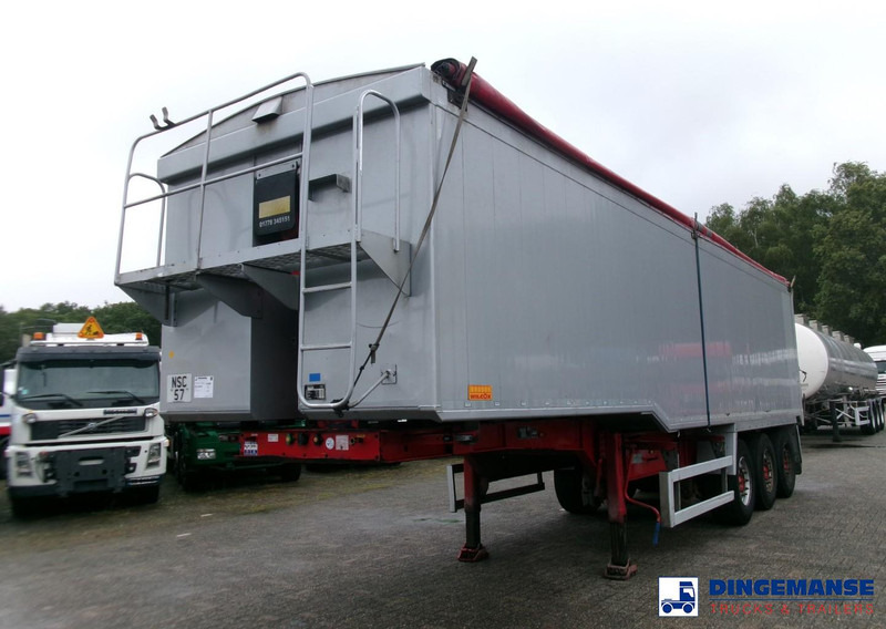 WILCOX Tipper trailer alu 55 m3 + tarpaulin - Kipper Auflieger: das Bild 1 WILCOX Tipper trailer alu 55 m3 + tarpaulin - Kipper Auflieger: das Bild 1
