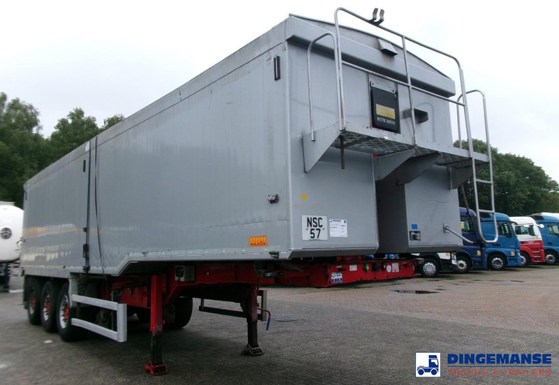WILCOX Tipper trailer alu 55 m3 + tarpaulin - Kipper Auflieger: das Bild 2 WILCOX Tipper trailer alu 55 m3 + tarpaulin - Kipper Auflieger: das Bild 2