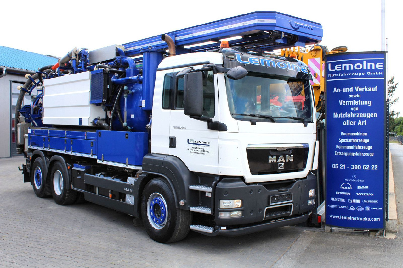 MAN TGS 28.440 6x2 Kroll 14,5m³ W-Rückgewinner KOMBI - Saug-/ Spülfahrzeug: das Bild 1 MAN TGS 28.440 6x2 Kroll 14,5m³ W-Rückgewinner KOMBI - Saug-/ Spülfahrzeug: das Bild 1
