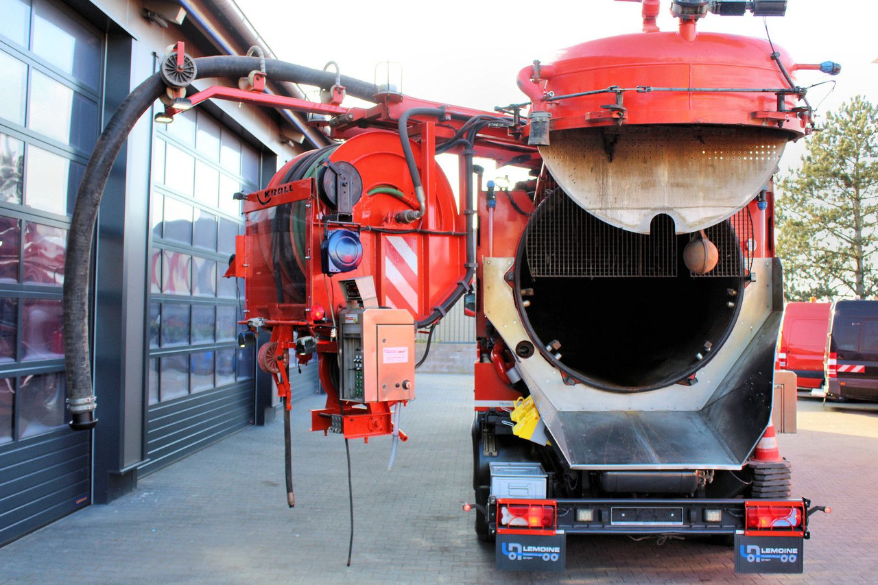 Saug-/ Spülfahrzeug Scania R560 V8 8x4 Kroll 20m³ WRG 2x HD-Pumpe 620 Liter: das Bild 12