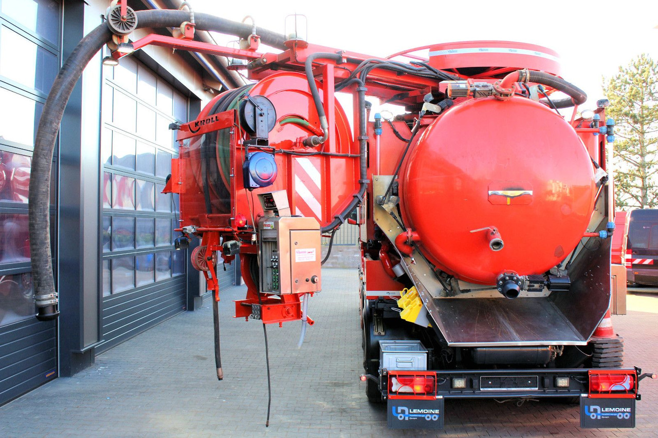 Saug-/ Spülfahrzeug Scania R560 V8 8x4 Kroll 20m³ WRG 2x HD-Pumpe 620 Liter: das Bild 11