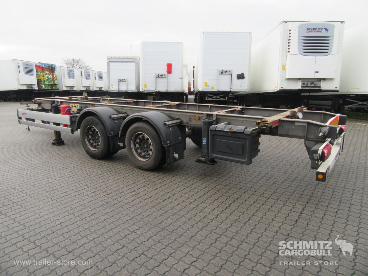 SCHMITZ Zentralachsanhänger Wechselfahrgestell - Container/ Wechselfahrgestell Anhänger: das Bild 4 SCHMITZ Zentralachsanhänger Wechselfahrgestell - Container/ Wechselfahrgestell Anhänger: das Bild 4