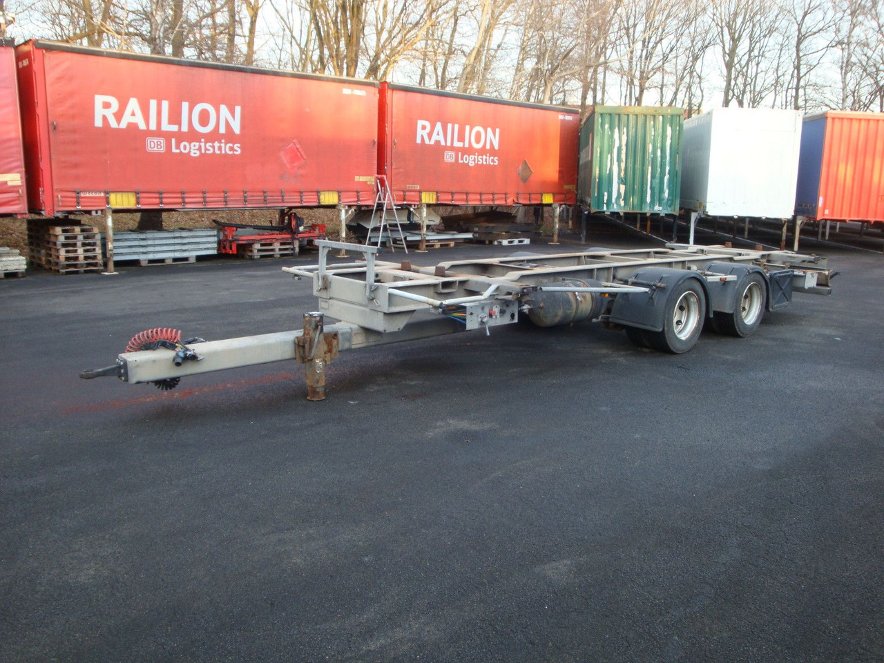 Obermaier W190 ZLU Jumbo Tandem BDF C 7820 7,82 verzinkt - Container/ Wechselfahrgestell Anhänger: das Bild 2 Obermaier W190 ZLU Jumbo Tandem BDF C 7820 7,82 verzinkt - Container/ Wechselfahrgestell Anhänger: das Bild 2