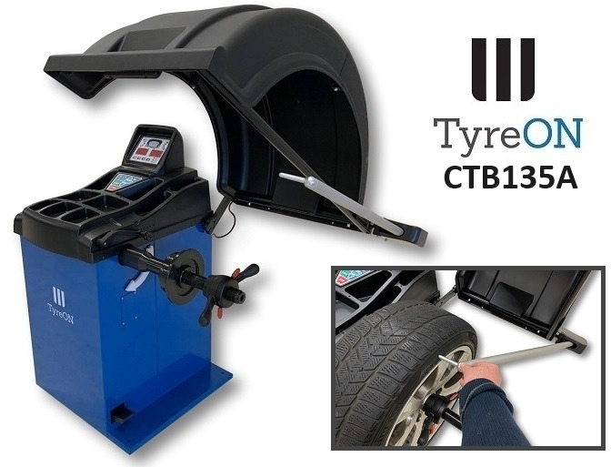 CTB135A wheel balancer - 5 ALU and 2 Steel programs - Auto input Distance + Diameter + Width - 230V - Werkstattgerät: das Bild 1 CTB135A wheel balancer - 5 ALU and 2 Steel programs - Auto input Distance + Diameter + Width - 230V - Werkstattgerät: das Bild 1