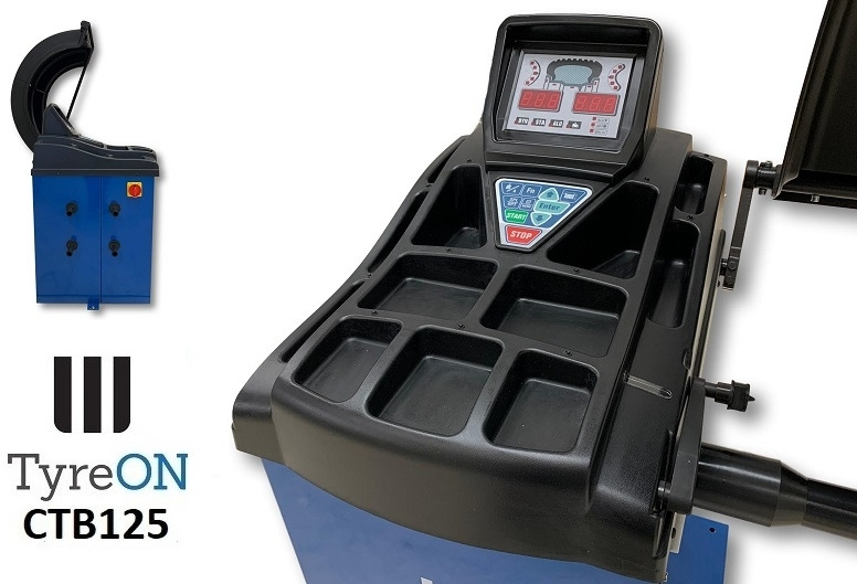 CTB135A wheel balancer - 5 ALU and 2 Steel programs - Auto input Distance + Diameter + Width - 230V - Werkstattgerät: das Bild 5 CTB135A wheel balancer - 5 ALU and 2 Steel programs - Auto input Distance + Diameter + Width - 230V - Werkstattgerät: das Bild 5