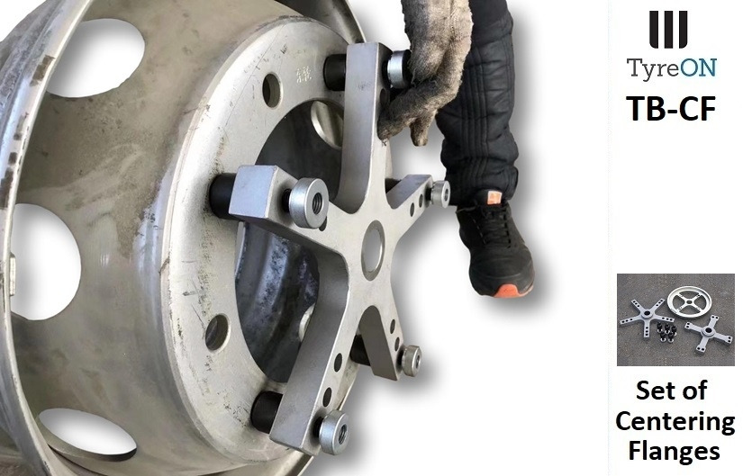 TB-CF 3 centring flanges for truck wheel balancing - Werkstattgerät: das Bild 3 TB-CF 3 centring flanges for truck wheel balancing - Werkstattgerät: das Bild 3