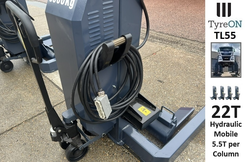 TL55-4 22T mobile truck lifts - wired - 400V - performance 3,0 kW per column - large display - liftig time <= 75 s - Werkstattgerät: das Bild 3 TL55-4 22T mobile truck lifts - wired - 400V - performance 3,0 kW per column - large display - liftig time <= 75 s - Werkstattgerät: das Bild 3