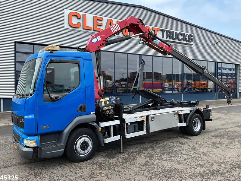 DAF FA 45 LF 180 HMF 7 Tonmeter laadkraan - Abrollkipper, Autokran: das Bild 1 DAF FA 45 LF 180 HMF 7 Tonmeter laadkraan - Abrollkipper, Autokran: das Bild 1