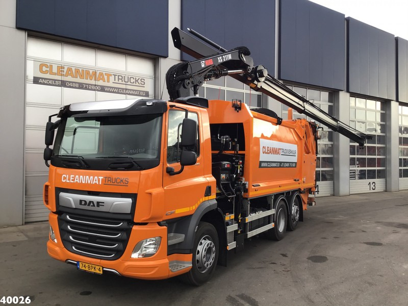 DAF FAN CF 340 Hiab 21 Tonmeter laadkraan - Müllwagen: das Bild 1 DAF FAN CF 340 Hiab 21 Tonmeter laadkraan - Müllwagen: das Bild 1