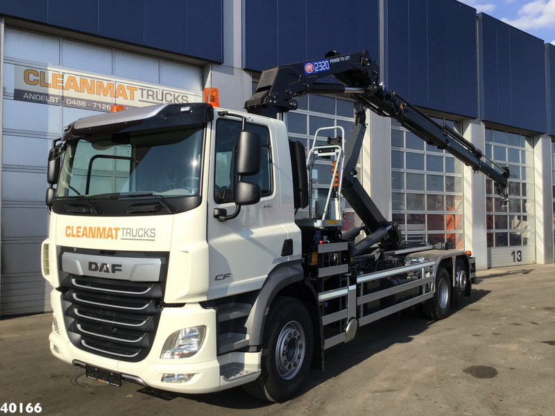 DAF FAN CF 430 HMF 23 ton/meter laadkraan + Welvaarts Weighing system - Abrollkipper, Autokran: das Bild 1 DAF FAN CF 430 HMF 23 ton/meter laadkraan + Welvaarts Weighing system - Abrollkipper, Autokran: das Bild 1
