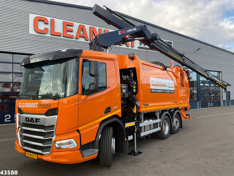 DAF FAN XD 340 Hiab 23 Tonmeter laadkraan + Welvaarts Weighing system - Müllwagen: das Bild 1 DAF FAN XD 340 Hiab 23 Tonmeter laadkraan + Welvaarts Weighing system - Müllwagen: das Bild 1