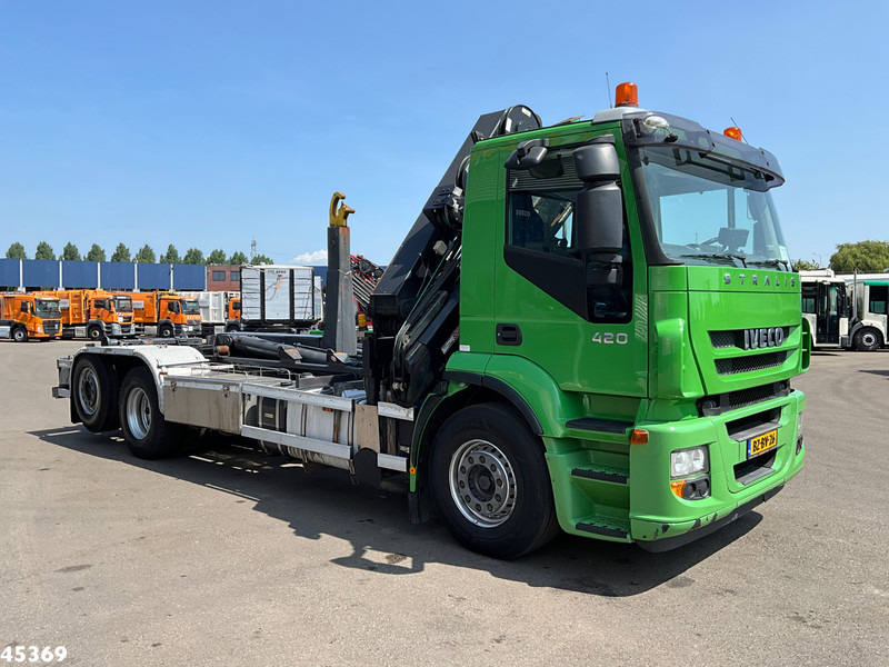 Iveco Stralis AD260S42Y HMF 20 Tonmeter laadkraan - Abrollkipper, Autokran: das Bild 3 Iveco Stralis AD260S42Y HMF 20 Tonmeter laadkraan - Abrollkipper, Autokran: das Bild 3