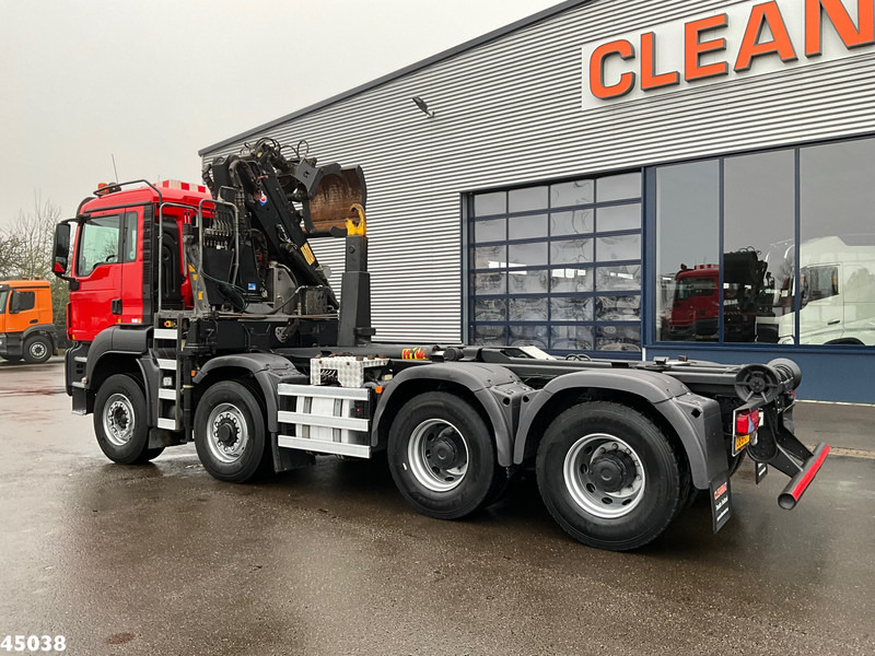 MAN TGS 35.400 8x4 Euro 6 HMF 16 Tonmeter Z-kraan - Abrollkipper, Autokran: das Bild 5 MAN TGS 35.400 8x4 Euro 6 HMF 16 Tonmeter Z-kraan - Abrollkipper, Autokran: das Bild 5
