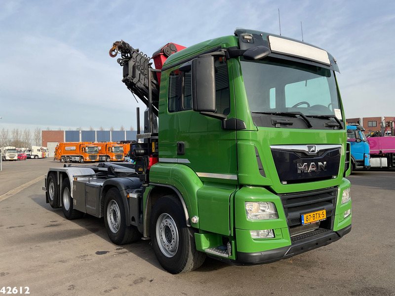 MAN TGS 35.460 8x2 Euro 6 HMF 26 Tonmeter laadkraan - Abrollkipper, Autokran: das Bild 3 MAN TGS 35.460 8x2 Euro 6 HMF 26 Tonmeter laadkraan - Abrollkipper, Autokran: das Bild 3