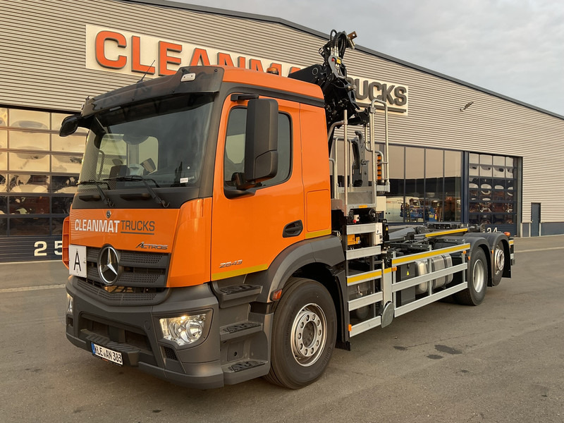 Mercedes-Benz Actros 2643 Euro 6 HMF 23 Tonmeter laadkraan - Abrollkipper, Autokran: das Bild 2 Mercedes-Benz Actros 2643 Euro 6 HMF 23 Tonmeter laadkraan - Abrollkipper, Autokran: das Bild 2