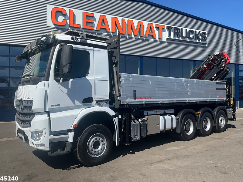 Mercedes-Benz Arocs 3251 8x4 Euro 6 Retarder Palfinger 34 Tonmeter laadkraan + Fly-Jib Just 146.766 km! - Autokran: das Bild 4 Mercedes-Benz Arocs 3251 8x4 Euro 6 Retarder Palfinger 34 Tonmeter laadkraan + Fly-Jib Just 146.766 km! - Autokran: das Bild 4