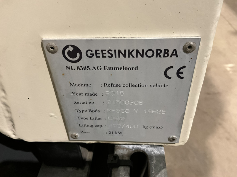 Müllwagen Mercedes-Benz Econic 2630 Euro 6 Norba MF 300 18m³ 2 compartimenten: das Bild 18