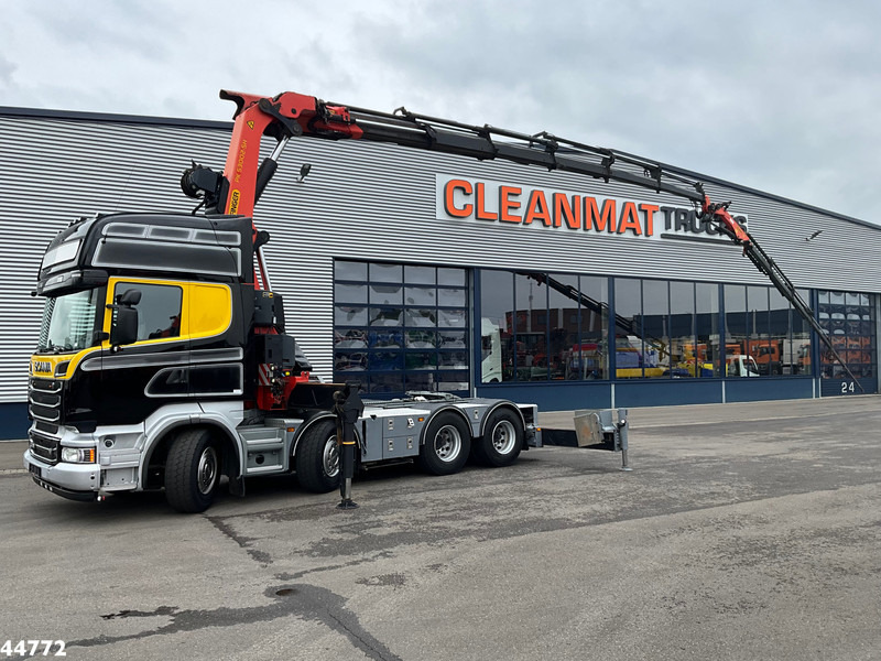 Scania R500 8x4 V8 Retarder Palfinger 53 Tonmeter laadkraan + Fly-Jib - Sattelzugmaschine: das Bild 1 Scania R500 8x4 V8 Retarder Palfinger 53 Tonmeter laadkraan + Fly-Jib - Sattelzugmaschine: das Bild 1