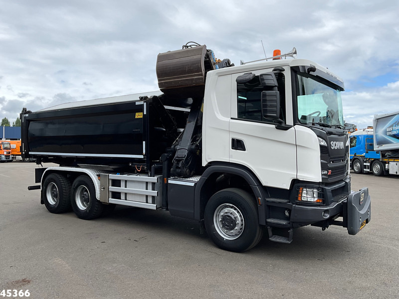 Scania G 410 6x6 Euro 6 Palfinger 17 Tonmeter Z-kraan - Kipper, Autokran: das Bild 4 Scania G 410 6x6 Euro 6 Palfinger 17 Tonmeter Z-kraan - Kipper, Autokran: das Bild 4
