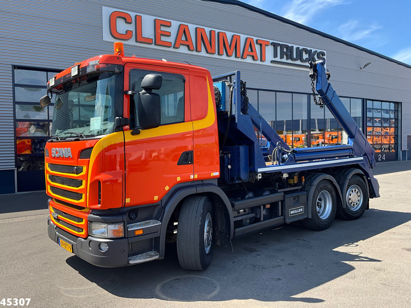 Scania G 440 6x2 Meiller 16 Tons portaalarmsysteem - Absetzkipper: das Bild 1 Scania G 440 6x2 Meiller 16 Tons portaalarmsysteem - Absetzkipper: das Bild 1