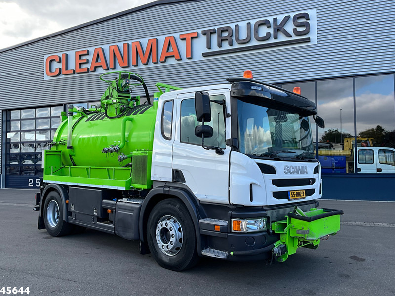 Scania P 280 Euro 6 Koks Kolkenzuiger Just 145.856 km! - Saug-/ Spülfahrzeug: das Bild 5 Scania P 280 Euro 6 Koks Kolkenzuiger Just 145.856 km! - Saug-/ Spülfahrzeug: das Bild 5
