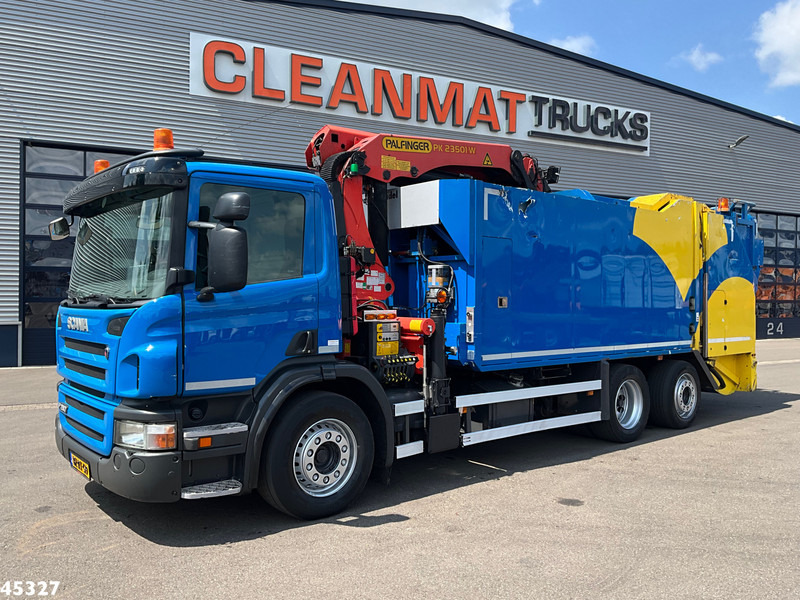 Scania P 280 Geesink / VSA Palfinger 23 Tonmeter laadkraan - Müllwagen: das Bild 2 Scania P 280 Geesink / VSA Palfinger 23 Tonmeter laadkraan - Müllwagen: das Bild 2