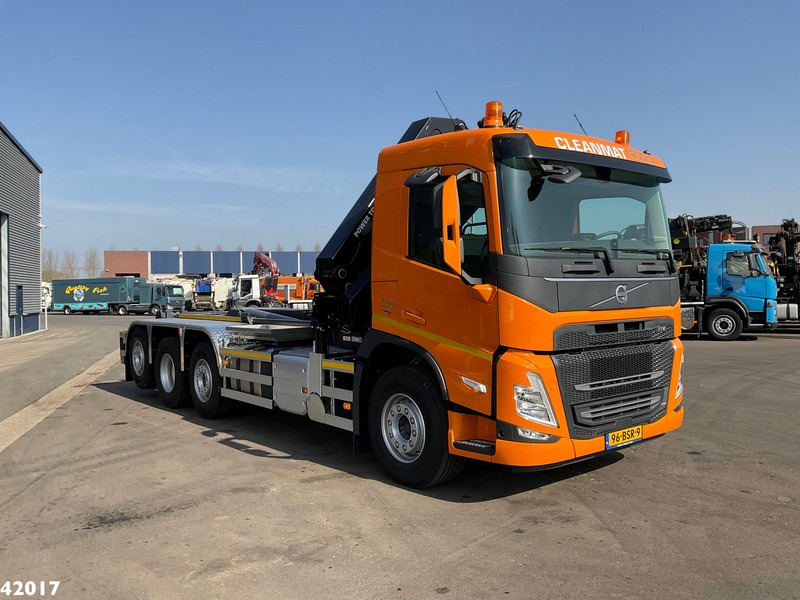 Volvo FM 420 8x2 HMF 28 Tonmeter laadkraan - Abrollkipper, Autokran: das Bild 5 Volvo FM 420 8x2 HMF 28 Tonmeter laadkraan - Abrollkipper, Autokran: das Bild 5