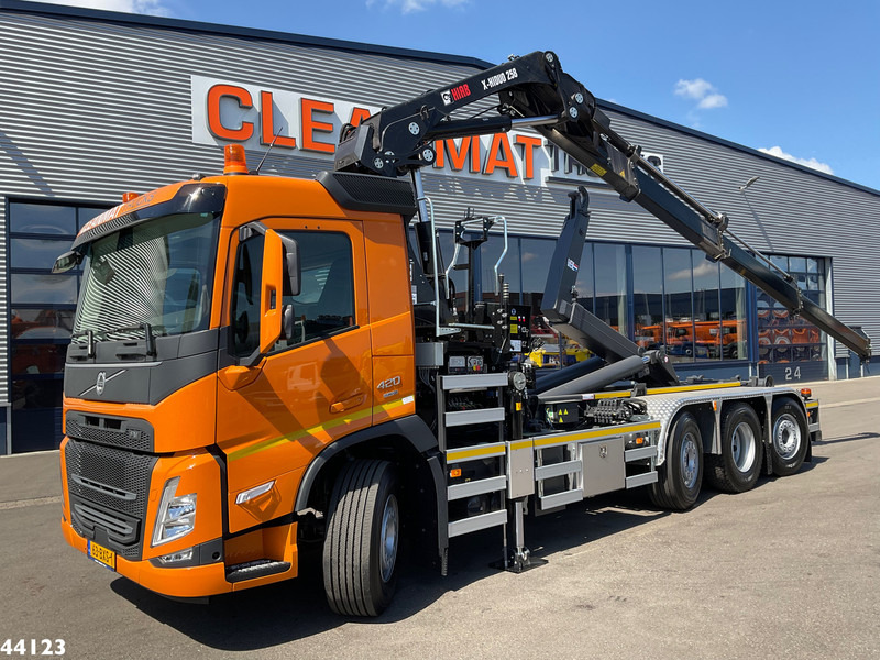 Volvo FM 420 8x2 Hiab 25 Tonmeter laadkraan Welvaarts laadkraan weegsysteem - Abrollkipper, Autokran: das Bild 1 Volvo FM 420 8x2 Hiab 25 Tonmeter laadkraan Welvaarts laadkraan weegsysteem - Abrollkipper, Autokran: das Bild 1
