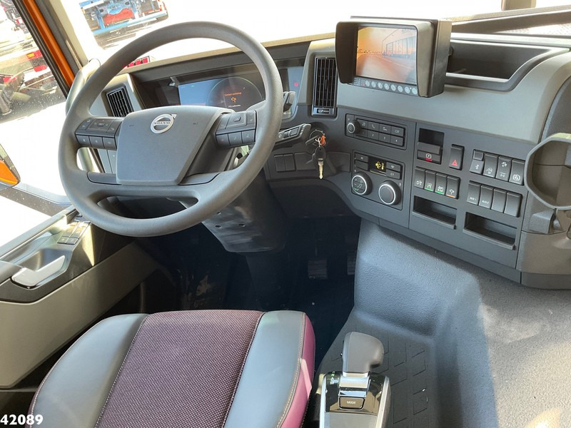Abrollkipper, Autokran Volvo FM 430 HMF 23 ton/meter laadkraan: das Bild 12