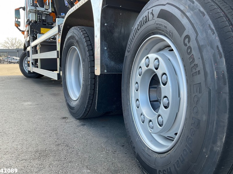 Abrollkipper, Autokran Volvo FM 430 HMF 23 ton/meter laadkraan: das Bild 9