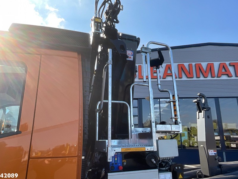 Abrollkipper, Autokran Volvo FM 430 HMF 23 ton/meter laadkraan: das Bild 8