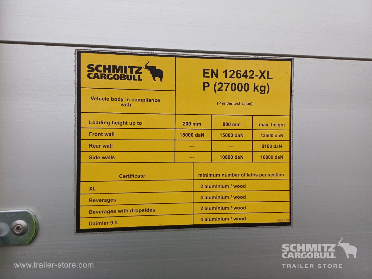 SCHMITZ Auflieger Curtainsider Standard – Leasing SCHMITZ Auflieger Curtainsider Standard: das Bild 7
