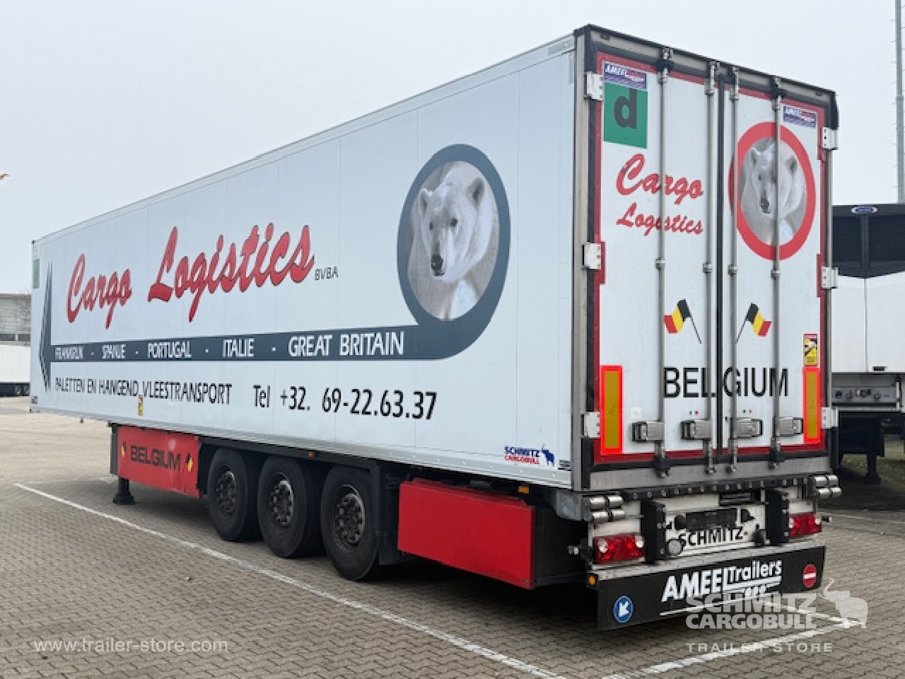 Isotherm Auflieger SCHMITZ Oplegger Vries Vleeshangwerk: das Bild 11