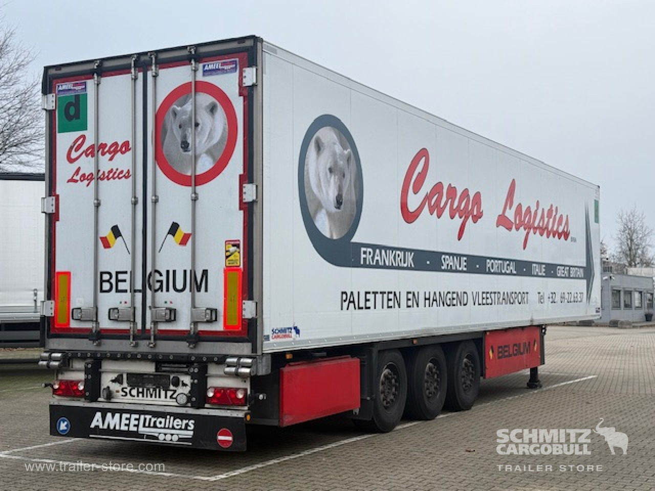 Isotherm Auflieger SCHMITZ Oplegger Vries Vleeshangwerk: das Bild 8