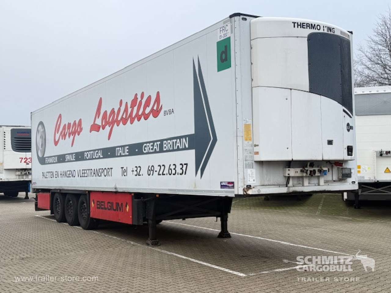 Isotherm Auflieger SCHMITZ Oplegger Vries Vleeshangwerk: das Bild 10