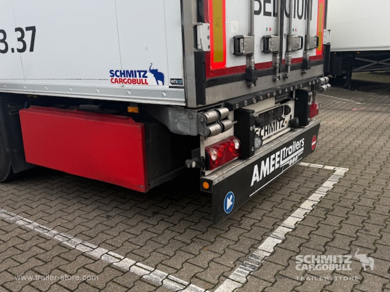 Isotherm Auflieger SCHMITZ Oplegger Vries Vleeshangwerk: das Bild 14