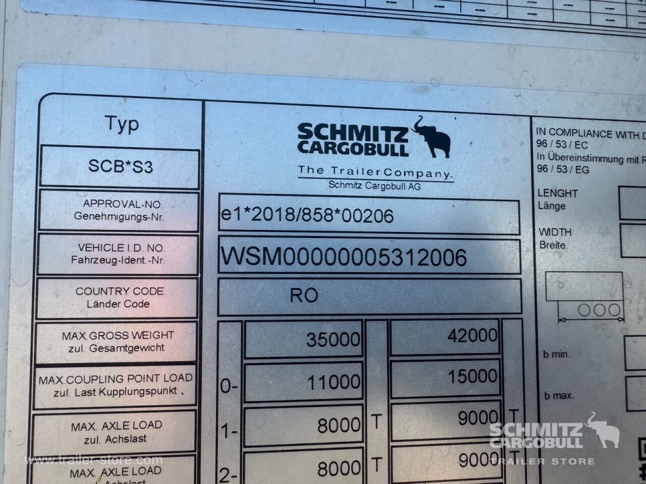 SCHMITZ Reefer Standard Double deck - Isotherm Auflieger: das Bild 3 SCHMITZ Reefer Standard Double deck - Isotherm Auflieger: das Bild 3