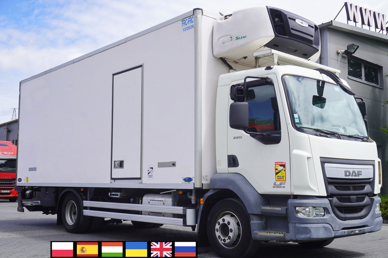 DAF LF 220 / Refrigerator 16 EPAL Multitemp / Carrier Supra 1150 MT / Palfinger 1500 kg - Kühlkoffer LKW: das Bild 1 DAF LF 220 / Refrigerator 16 EPAL Multitemp / Carrier Supra 1150 MT / Palfinger 1500 kg - Kühlkoffer LKW: das Bild 1