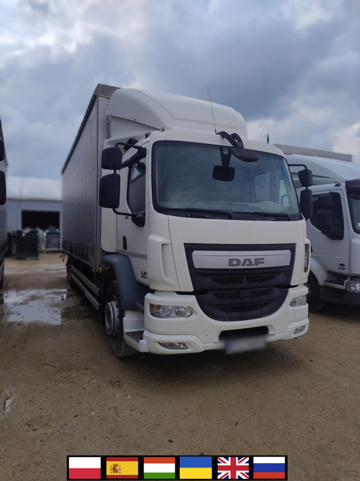 DAF LF 250 / Curtainsider 18 EPAL / sleeping cab - Plane LKW: das Bild 1 DAF LF 250 / Curtainsider 18 EPAL / sleeping cab - Plane LKW: das Bild 1