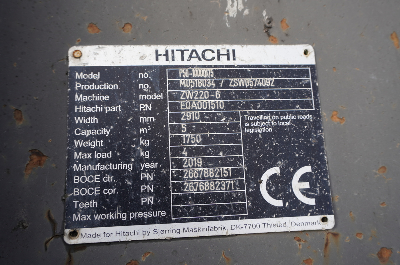 HITACHI ZW220 articulated loader / 2 buckets – Leasing HITACHI ZW220 articulated loader / 2 buckets: das Bild 17