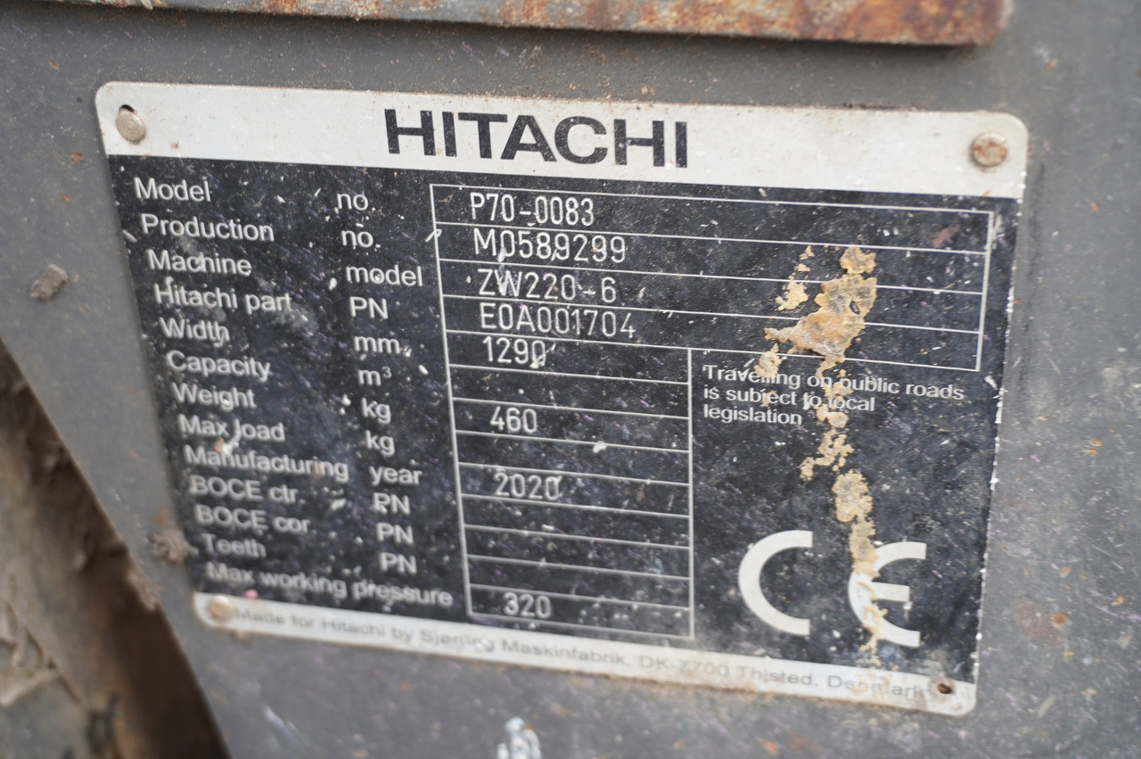 HITACHI ZW220 articulated loader / 2 buckets – Leasing HITACHI ZW220 articulated loader / 2 buckets: das Bild 18