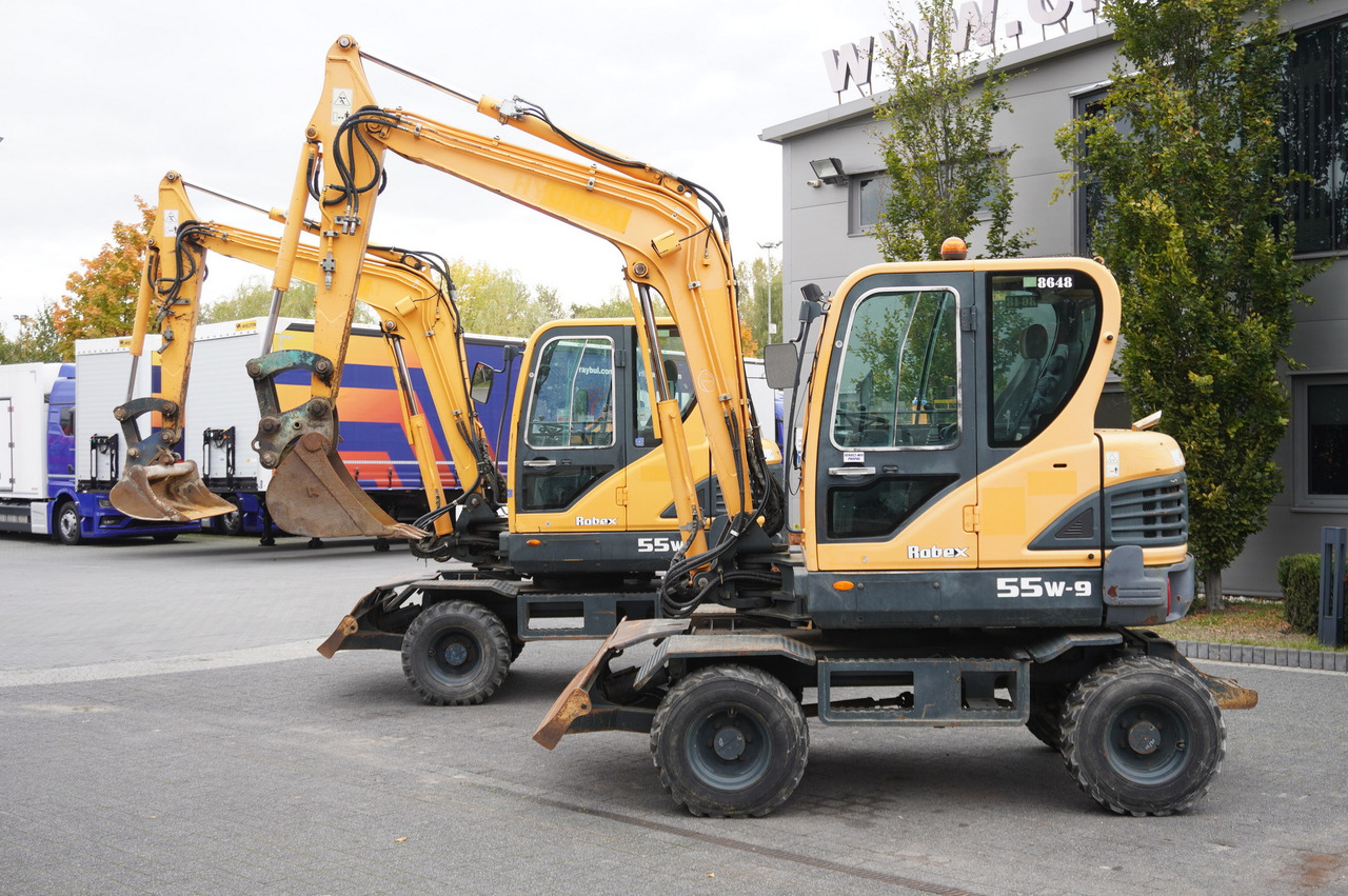 Hyundai Robex 55W-9 Wheeled Excavator 5.5t / 2 units - Mobilbagger: das Bild 1 Hyundai Robex 55W-9 Wheeled Excavator 5.5t / 2 units - Mobilbagger: das Bild 1