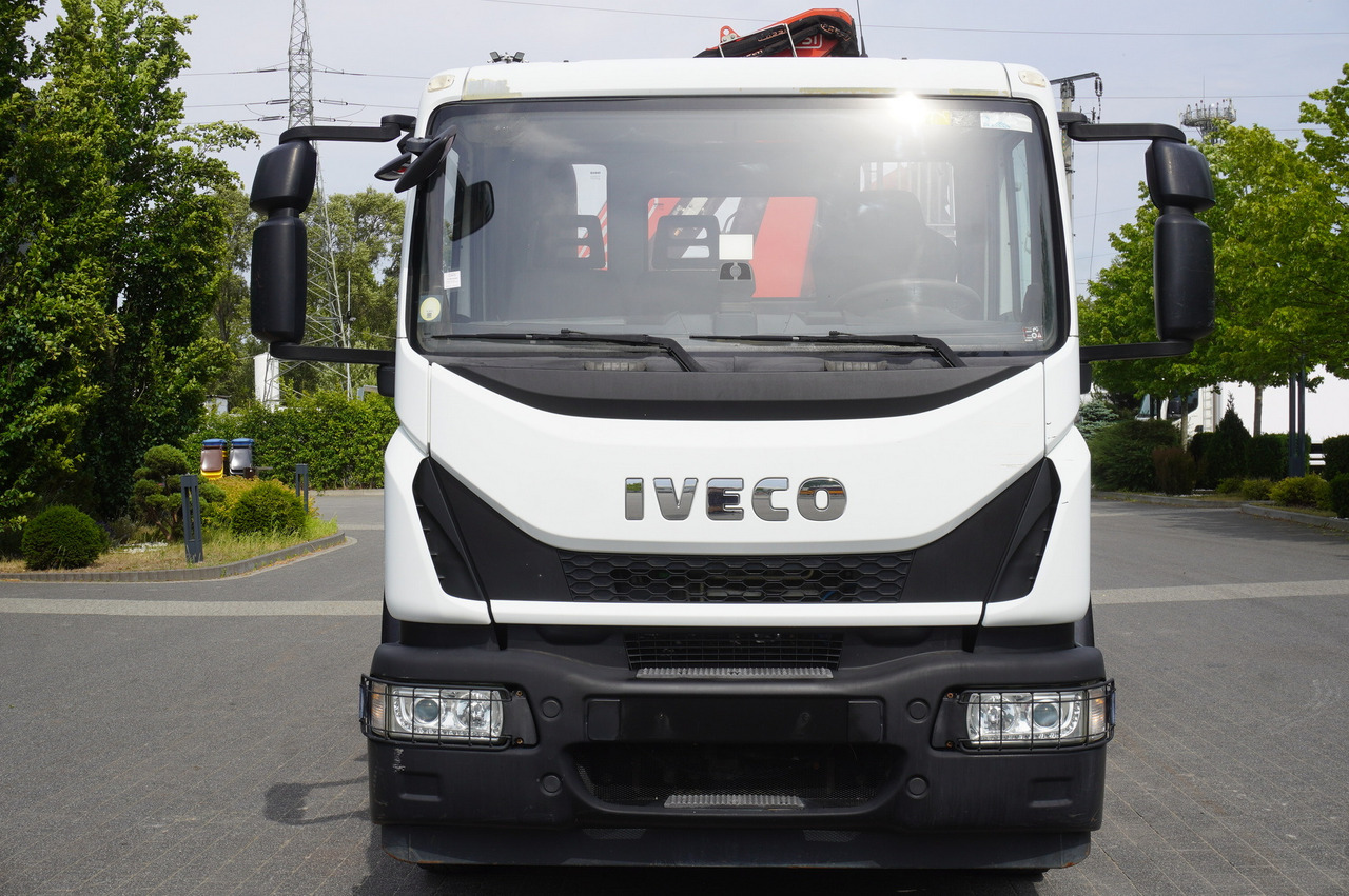 Kipper, Autokran IVECO Eurocargo 160-250 / Fassi F95 crane / 120 tho. km / 3-sided tipper: das Bild 14