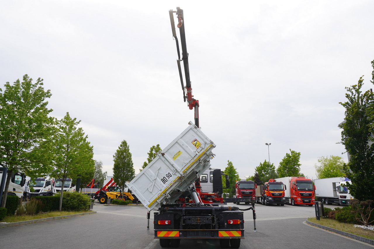 Kipper, Autokran IVECO Eurocargo 160-250 / Fassi F95 crane / 120 tho. km / 3-sided tipper: das Bild 7