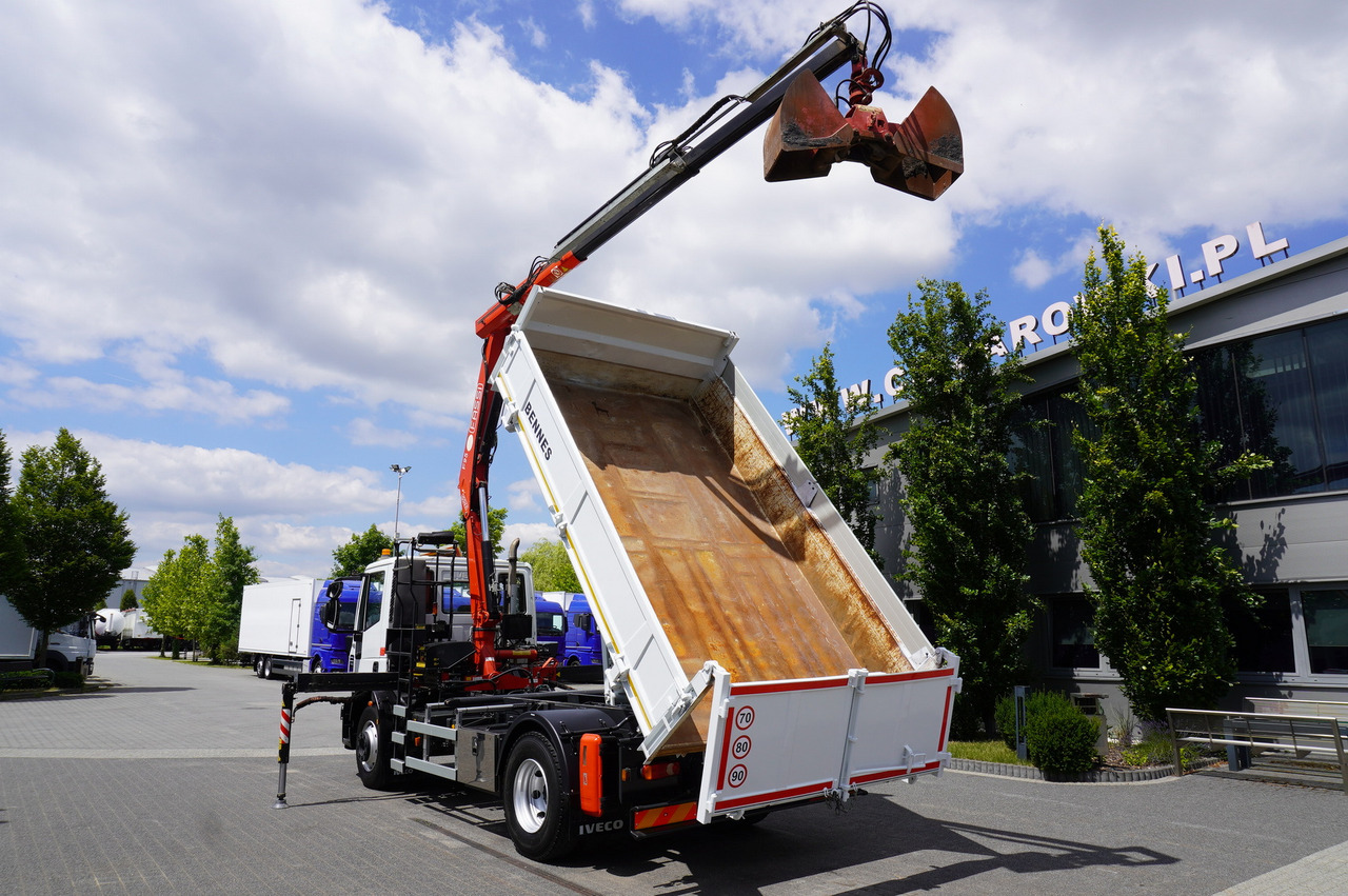 IVECO Eurocargo 160E22 EEV Dump truck / Bortmatic / Crane FASSI F95A.0.22 - Pritsche LKW, Autokran: das Bild 4 IVECO Eurocargo 160E22 EEV Dump truck / Bortmatic / Crane FASSI F95A.0.22 - Pritsche LKW, Autokran: das Bild 4
