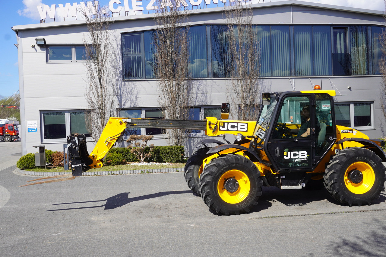 Radlader JCB 526-56 AGRI Plus / 5.6 m telescopic loader / joystick: das Bild 23