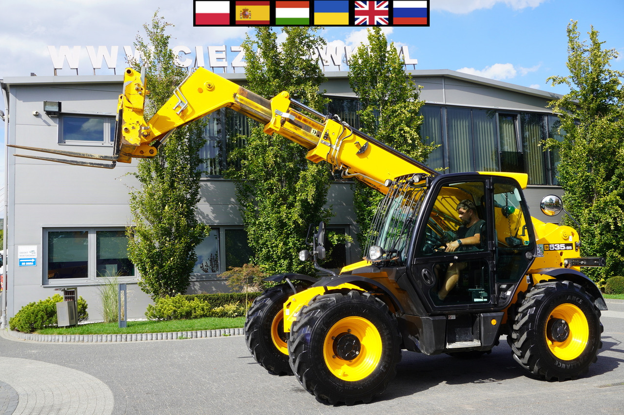 JCB 535-95 / 3.5 T / range 9.5 m / 700 MTH! - Teleskopradlader: das Bild 1 JCB 535-95 / 3.5 T / range 9.5 m / 700 MTH! - Teleskopradlader: das Bild 1