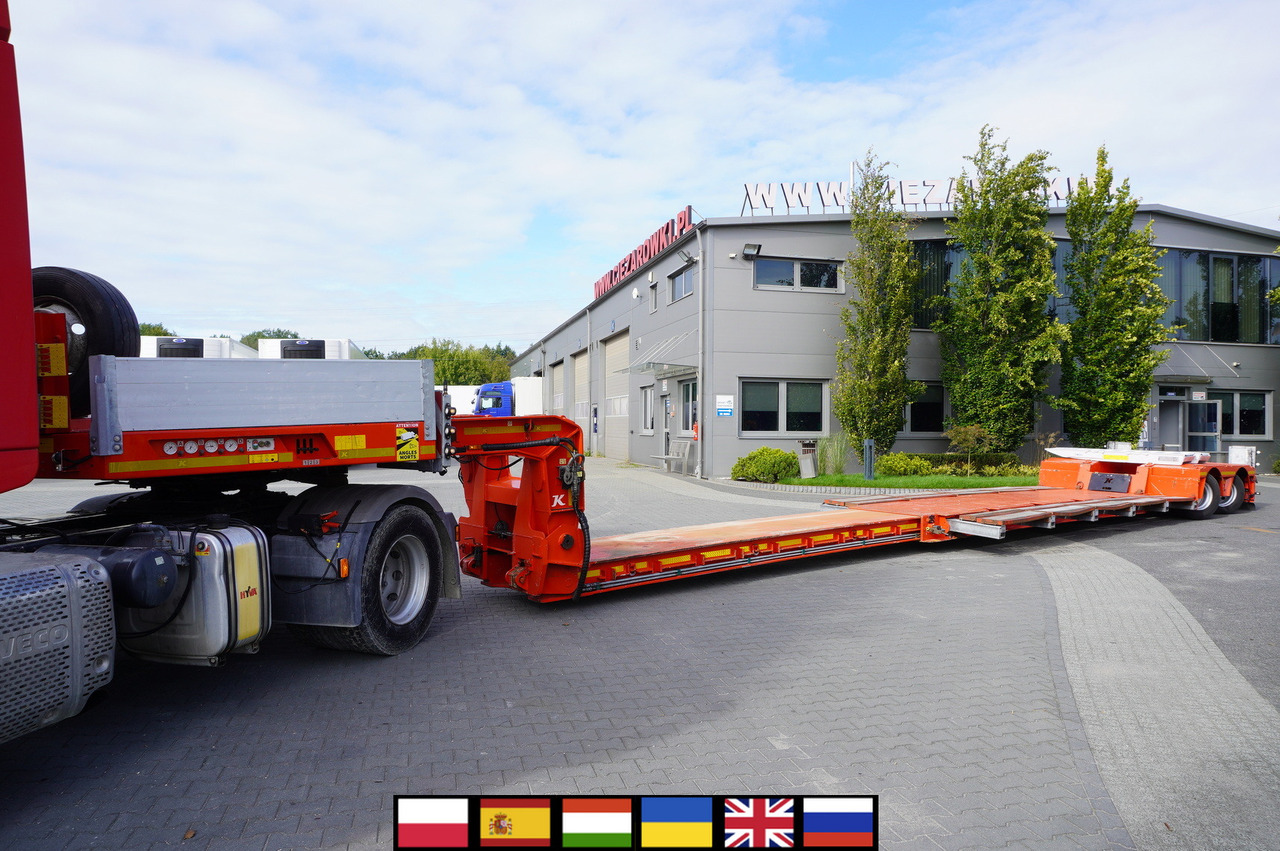 KÄSSBOHRER LB2 TIEF-BETT low loader semi-trailer / 16.5 m / Extendable semi-trailer / steered axles / 2 units - Tieflader Auflieger: das Bild 1 KÄSSBOHRER LB2 TIEF-BETT low loader semi-trailer / 16.5 m / Extendable semi-trailer / steered axles / 2 units - Tieflader Auflieger: das Bild 1
