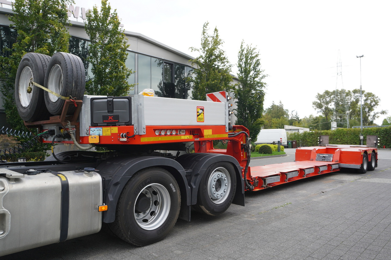 KÄSSBOHRER LB2 TIEF-BETT low loader semi-trailer / 16.5 m / Extendable semi-trailer / steered axles / 2 units - Tieflader Auflieger: das Bild 2 KÄSSBOHRER LB2 TIEF-BETT low loader semi-trailer / 16.5 m / Extendable semi-trailer / steered axles / 2 units - Tieflader Auflieger: das Bild 2