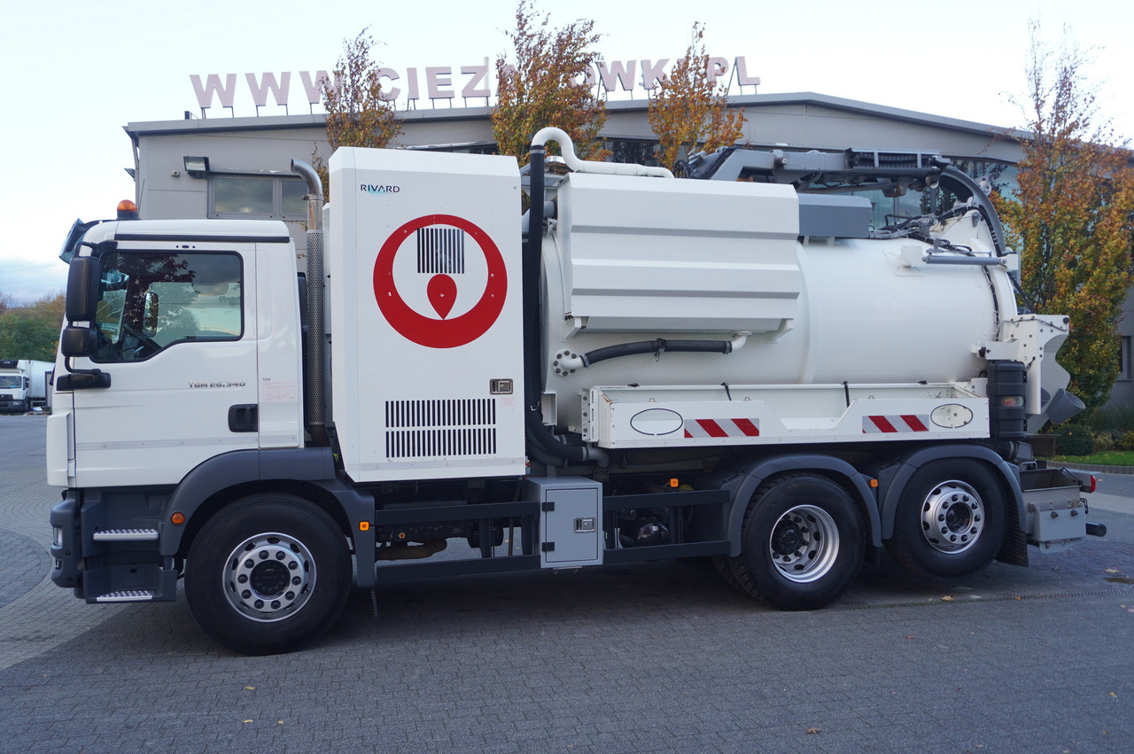 MAN TGM 26.340 E6 / RIVARD sewage cleaner 11.8 m3 / 170 tho. km / steered axle - Saug-/ Spülfahrzeug: das Bild 4 MAN TGM 26.340 E6 / RIVARD sewage cleaner 11.8 m3 / 170 tho. km / steered axle - Saug-/ Spülfahrzeug: das Bild 4